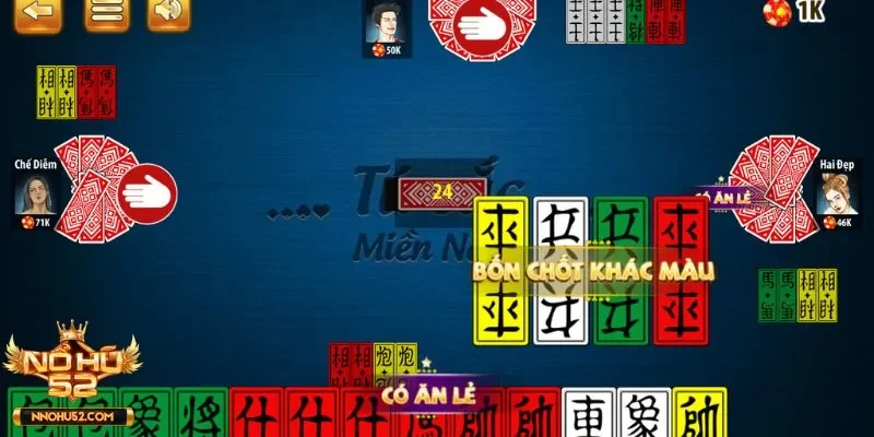 Giới thiệu về game bài Tứ sắc tại sân chơi Nohu52