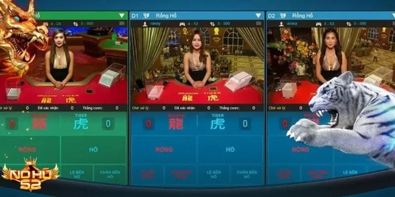 Trải nghiệm Rồng Hổ Nohu52 kịch tính, luật chơi đơn giản, dễ thắng lớn
